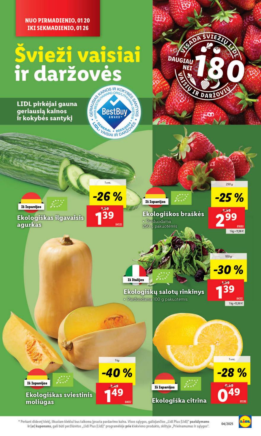 Lidl leidinys naujas akcijos nuo 
  2025-01-20 iki 
  2025-01-26 | Leidinukas.lt puslapis 2