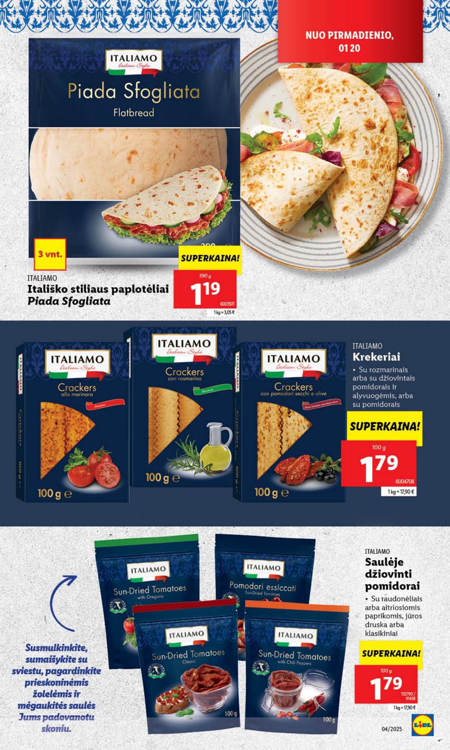 Lidl leidinys naujas akcijos nuo 
  2025-01-20 iki 
  2025-01-26 | Leidinukas.lt puslapis 25