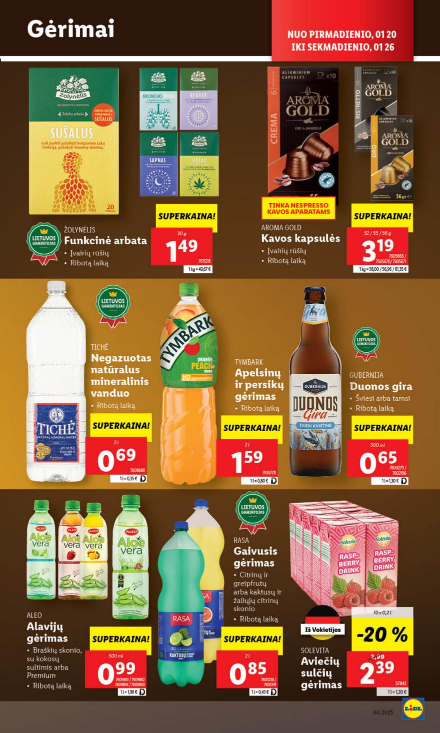 Lidl leidinys naujas akcijos nuo 
  2025-01-20 iki 
  2025-01-26 | Leidinukas.lt puslapis 38