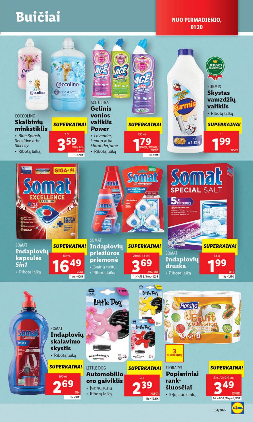 Lidl leidinys naujas akcijos nuo 
  2025-01-20 iki 
  2025-01-26 | Leidinukas.lt puslapis 40