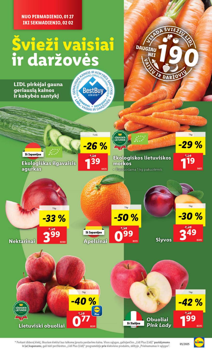 Lidl leidinys naujas akcijos nuo 
  2025-01-27 iki 
  2025-02-02 | Leidinukas.lt puslapis 2