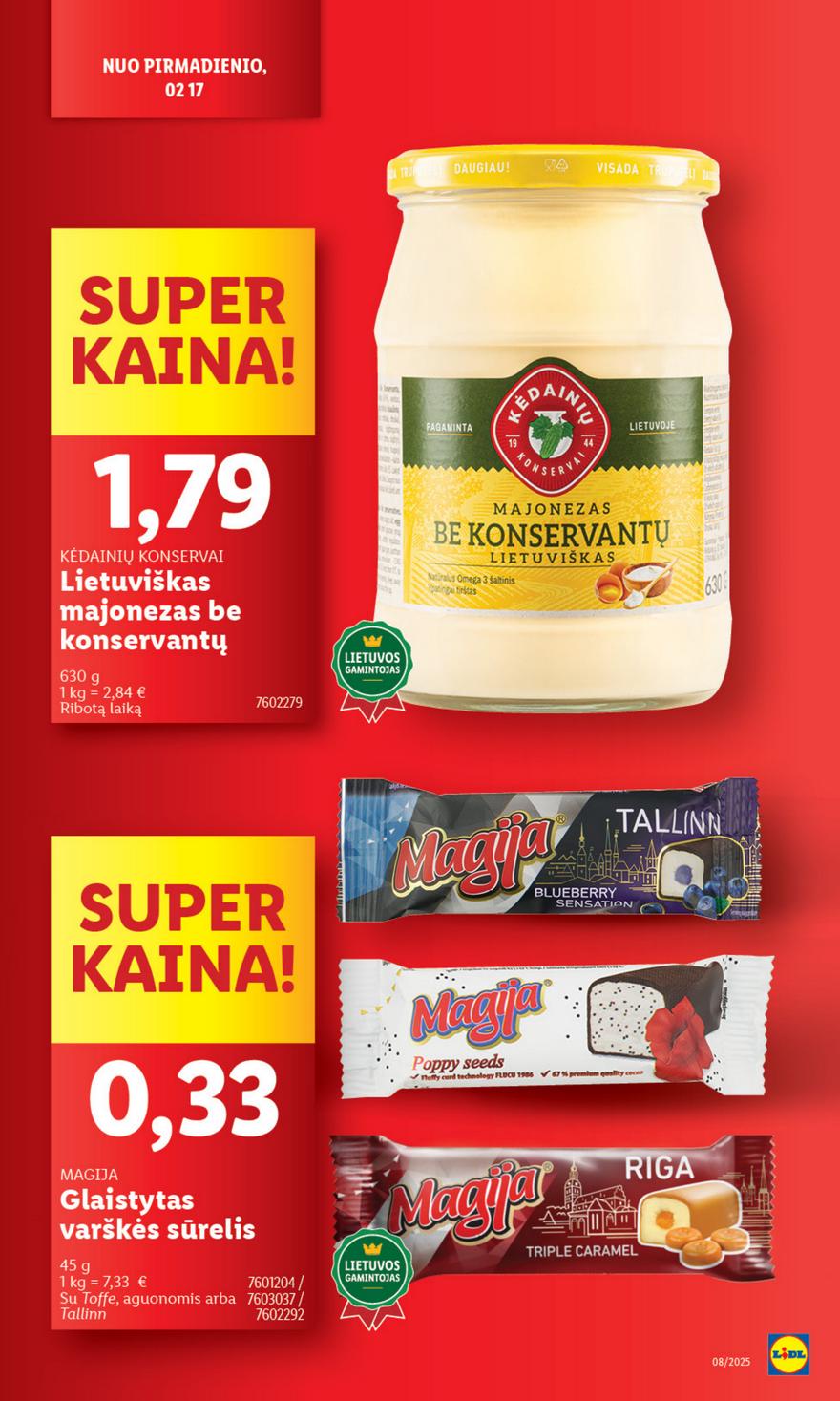 Lidl leidinys naujas akcijos nuo 
  2025-02-17 iki 
  2025-02-23 | Leidinukas.lt puslapis 14