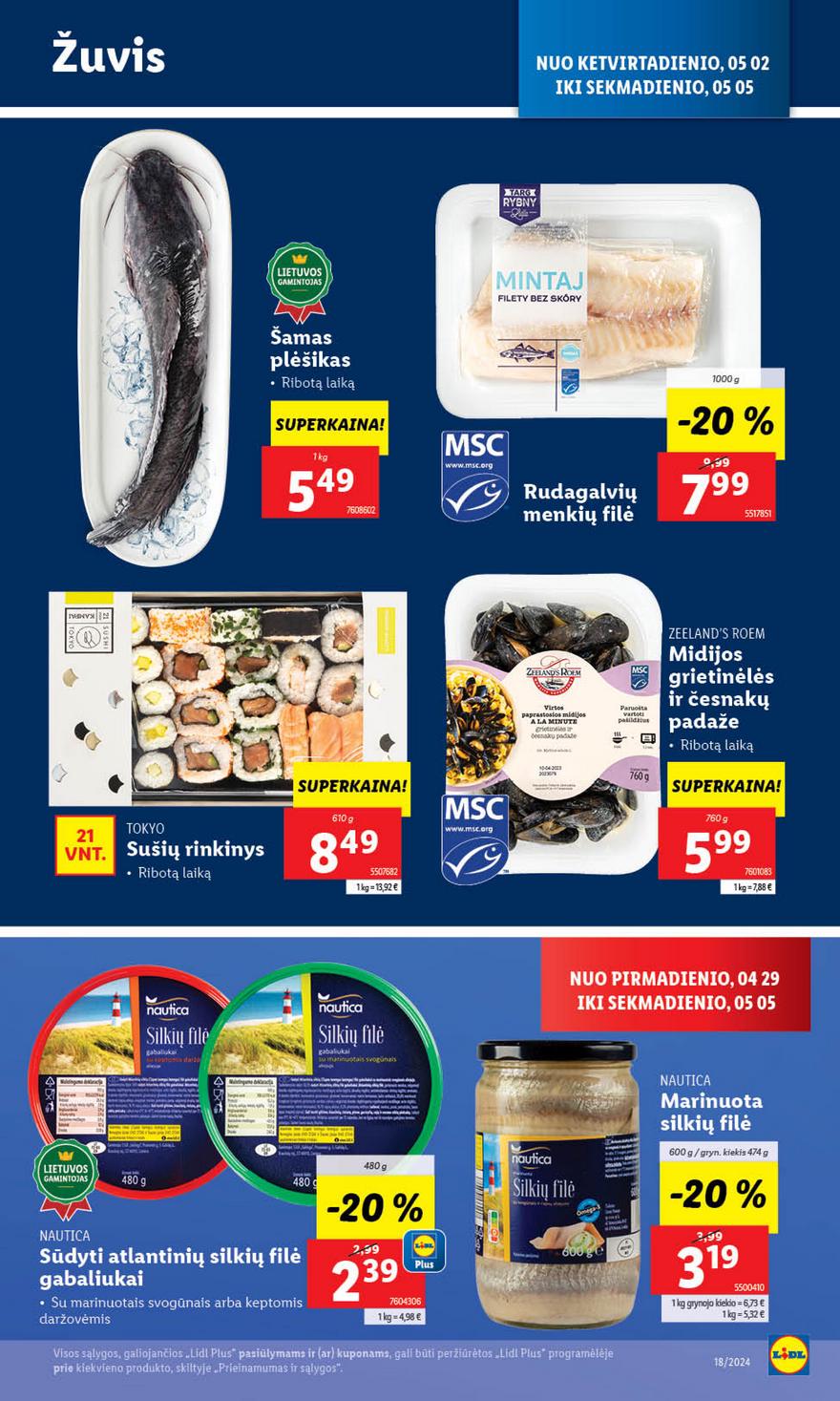 Lidl leidinys akcijos nuo 
  2024-04-29 iki 
  2024-05-05 | Leidinukas.lt puslapis 34