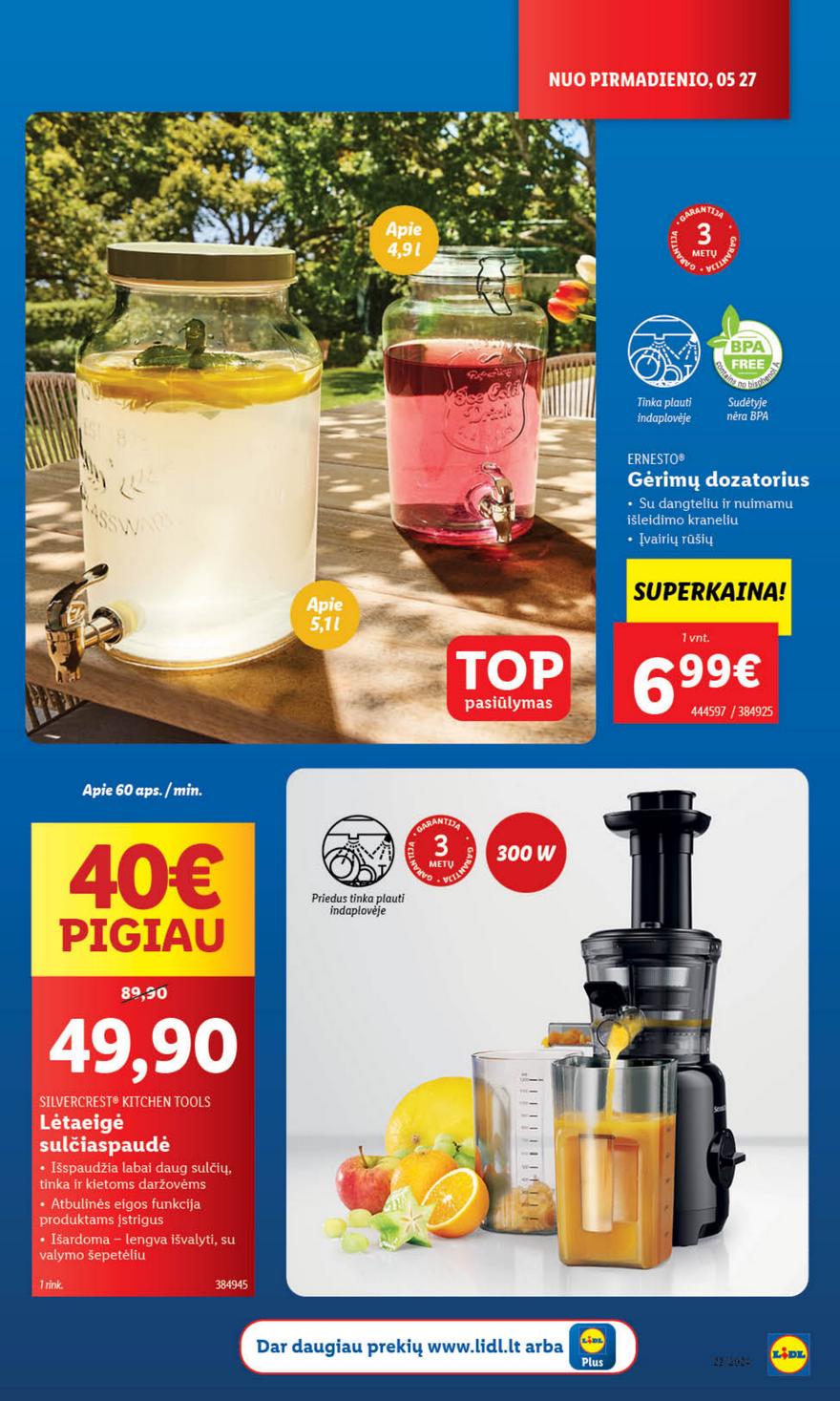 Lidl leidinys akcijos nuo 
  2024-05-27 iki 
  2024-06-02 | Leidinukas.lt puslapis 5