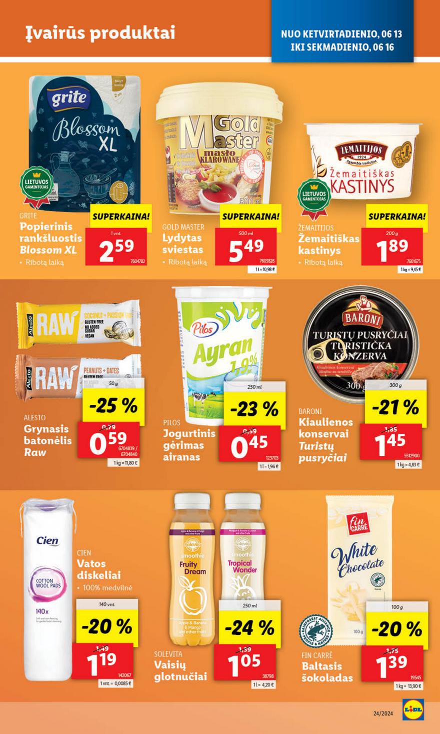 Lidl leidinys akcijos nuo 
  2024-06-13 iki 
  2024-06-16 | Leidinukas.lt puslapis 14