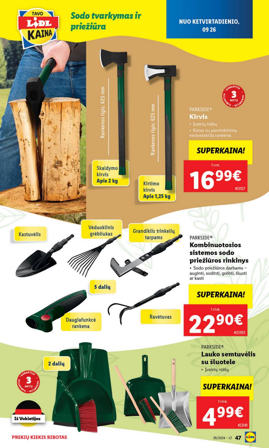 Lidl leidinys akcijos nuo 
  2024-09-23 iki 
  2024-09-29 | Leidinukas.lt puslapis 47