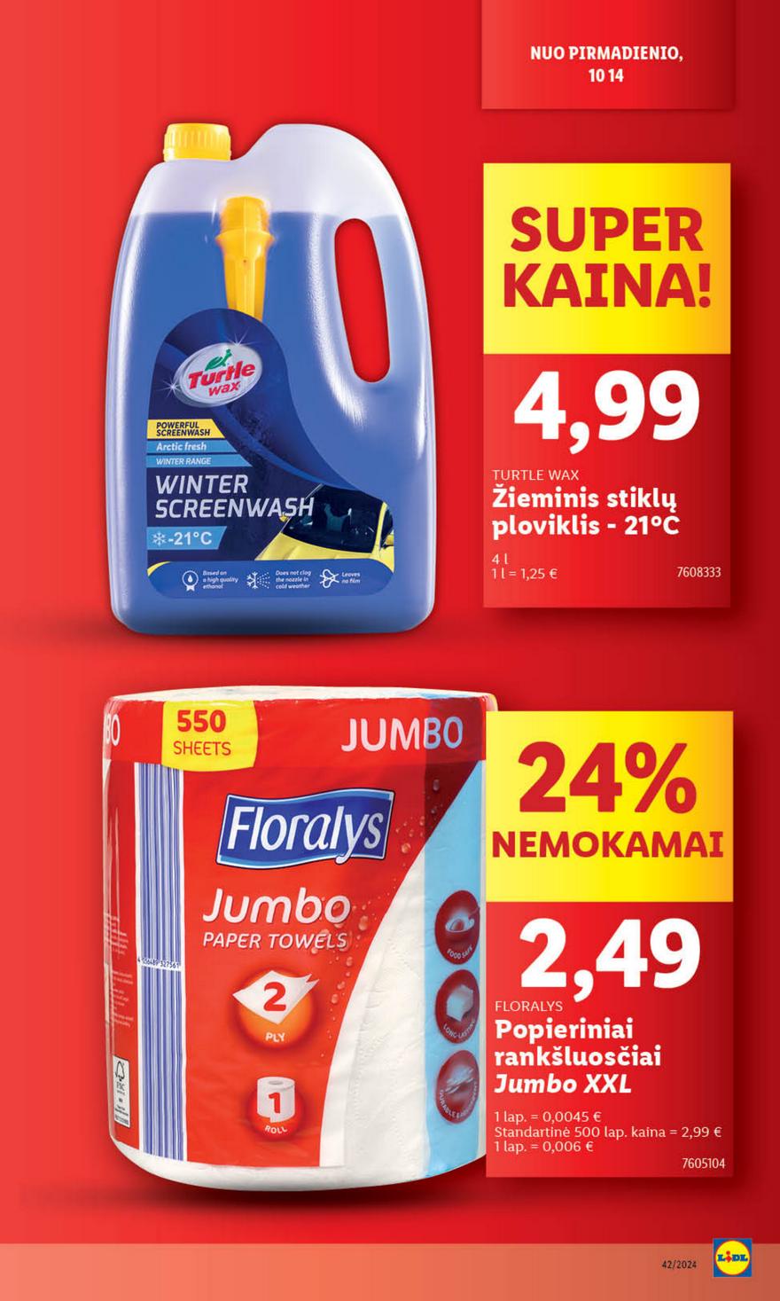 Lidl leidinys akcijos nuo 
  2024-10-14 iki 
  2024-10-20 | Leidinukas.lt puslapis 13