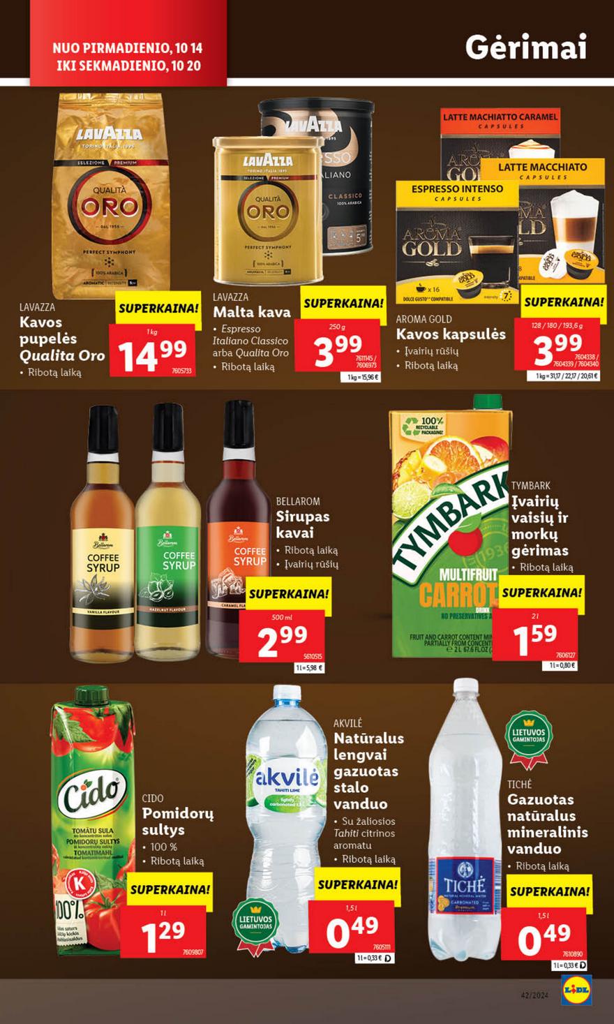 Lidl leidinys akcijos nuo 
  2024-10-14 iki 
  2024-10-20 | Leidinukas.lt puslapis 30