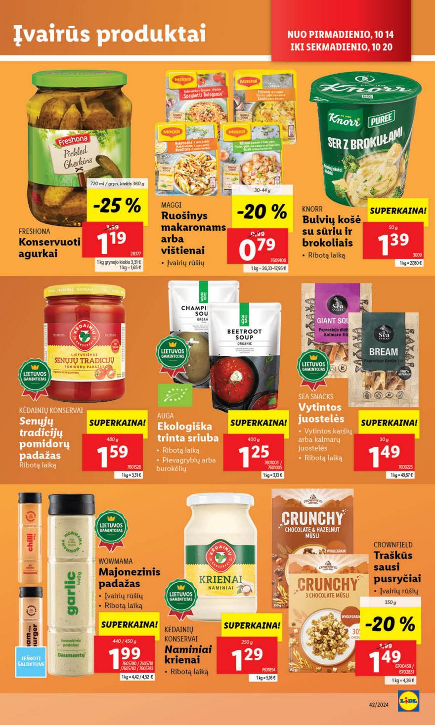 Lidl leidinys akcijos nuo 
  2024-10-14 iki 
  2024-10-20 | Leidinukas.lt puslapis 31