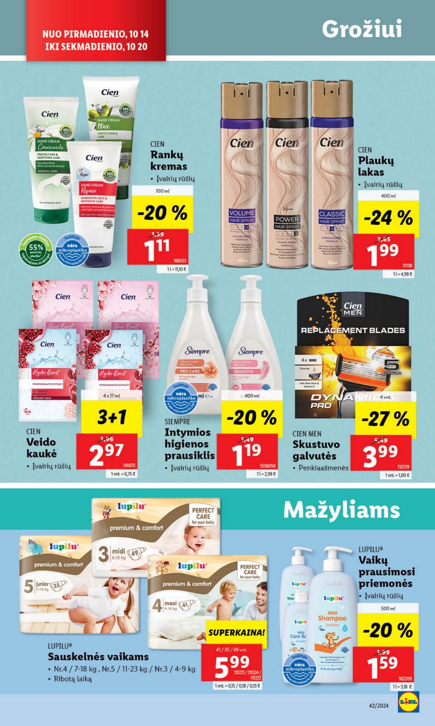 Lidl leidinys akcijos nuo 
  2024-10-14 iki 
  2024-10-20 | Leidinukas.lt puslapis 34