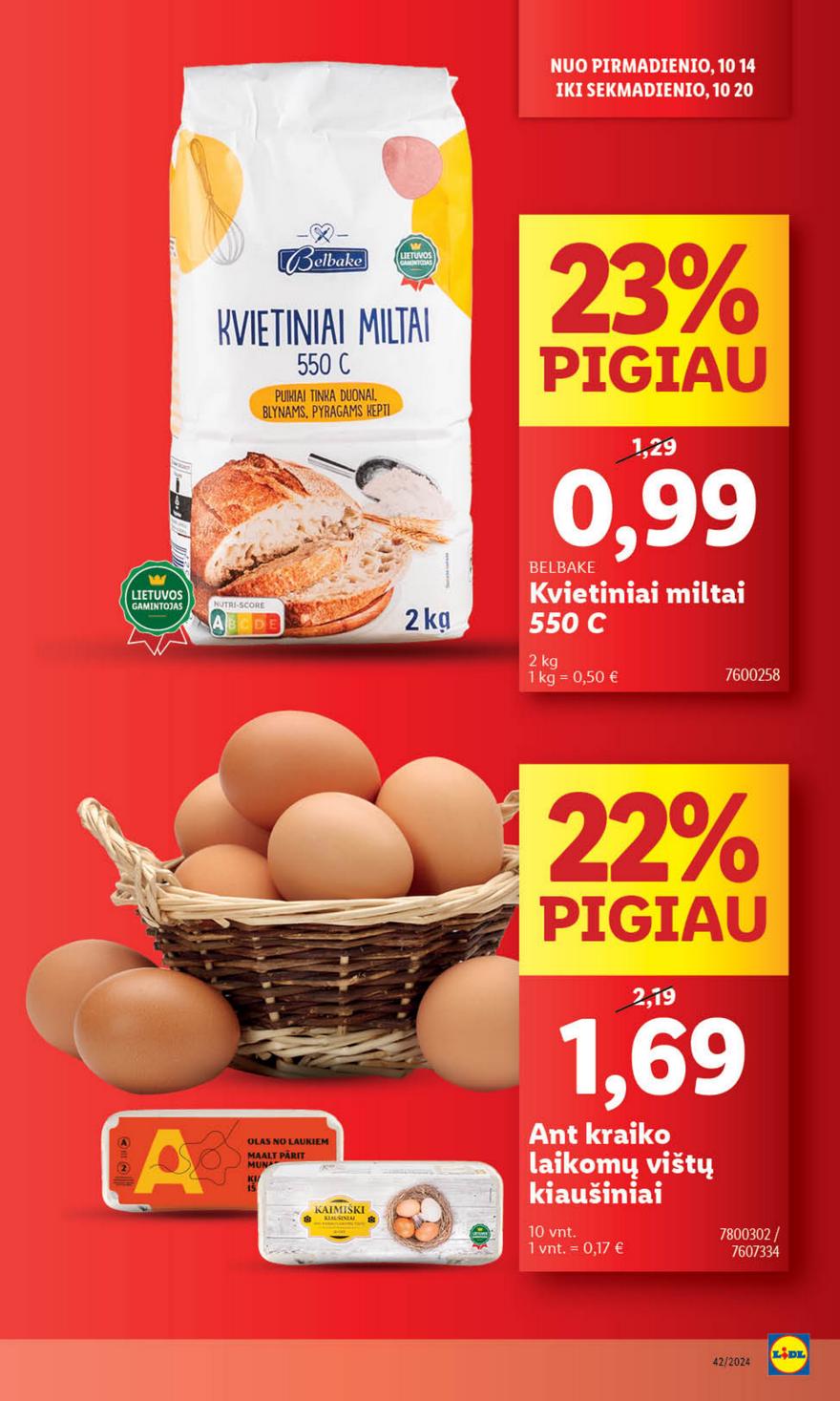 Lidl leidinys akcijos nuo 
  2024-10-14 iki 
  2024-10-20 | Leidinukas.lt puslapis 9