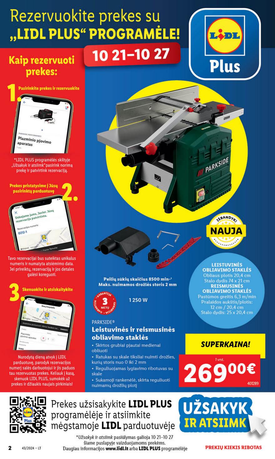 Lidl leidinys akcijos nuo 
  2024-10-21 iki 
  2024-10-27 | Leidinukas.lt puslapis 2