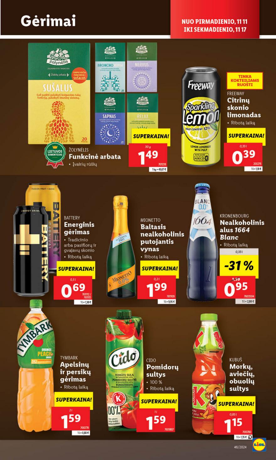 Lidl leidinys akcijos nuo 
  2024-11-11 iki 
  2024-11-17 | Leidinukas.lt puslapis 27