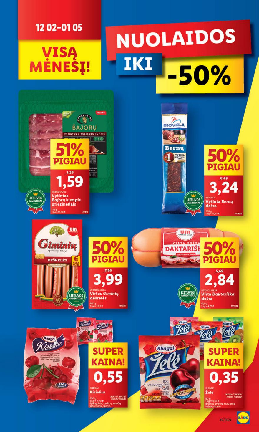 Lidl leidinys akcijos nuo 
  2024-12-02 iki 
  2024-12-08 | Leidinukas.lt puslapis 14