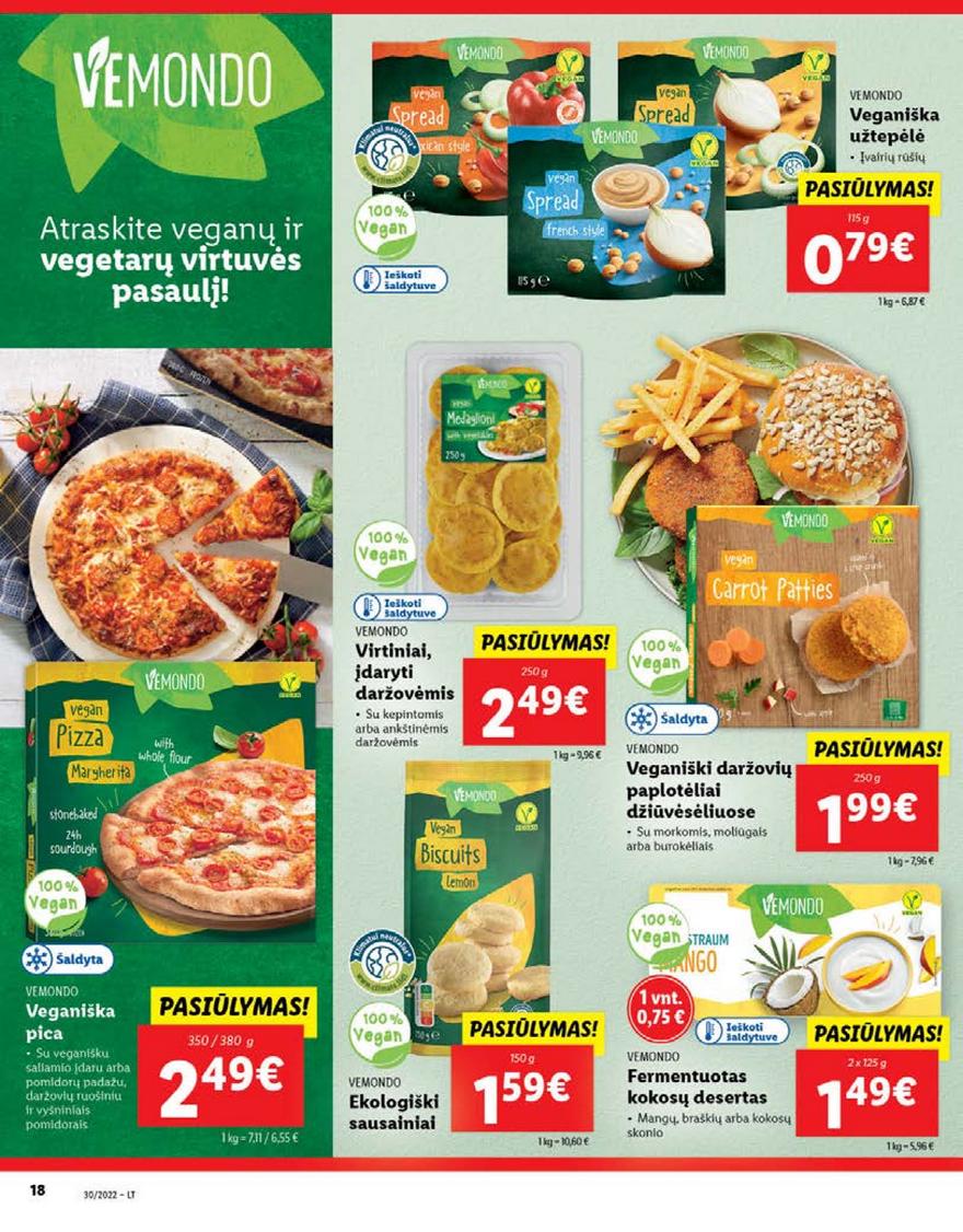 Lidl maisto prekių leidinys akcijos nuo 
  2022-07-25 iki 
  2022-07-31 | Leidinukas.lt puslapis 18