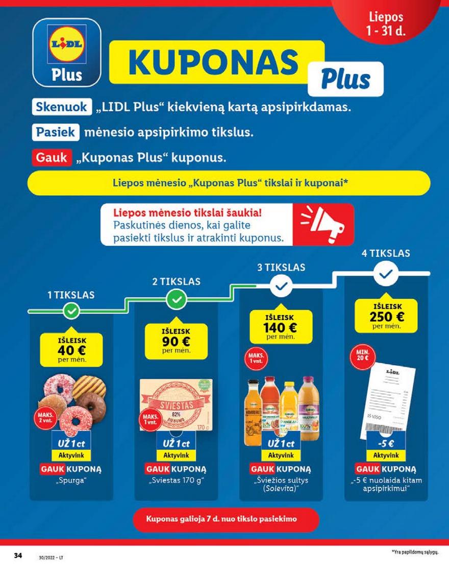 Lidl maisto prekių leidinys akcijos nuo 
  2022-07-25 iki 
  2022-07-31 | Leidinukas.lt puslapis 34