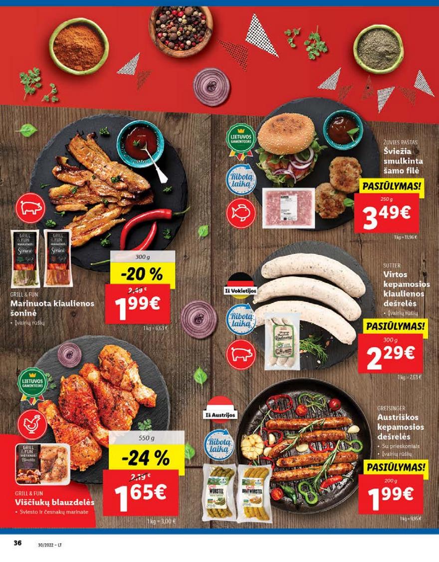 Lidl maisto prekių leidinys akcijos nuo 
  2022-07-25 iki 
  2022-07-31 | Leidinukas.lt puslapis 36