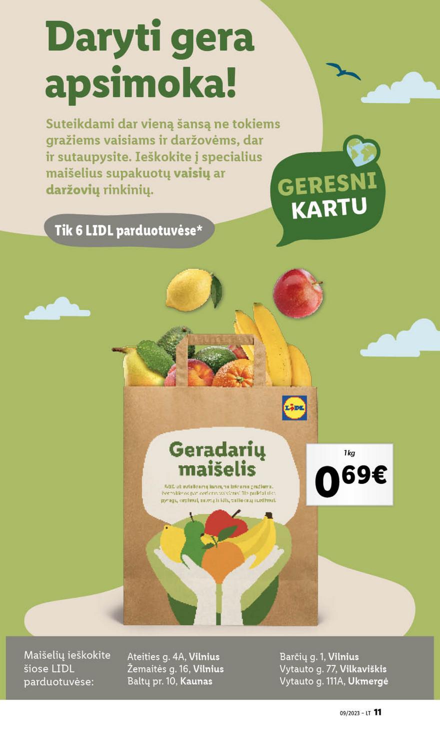 Lidl maisto prekių leidinys akcijos nuo 
  2023-02-27 iki 
  2023-03-05 | Leidinukas.lt puslapis 11