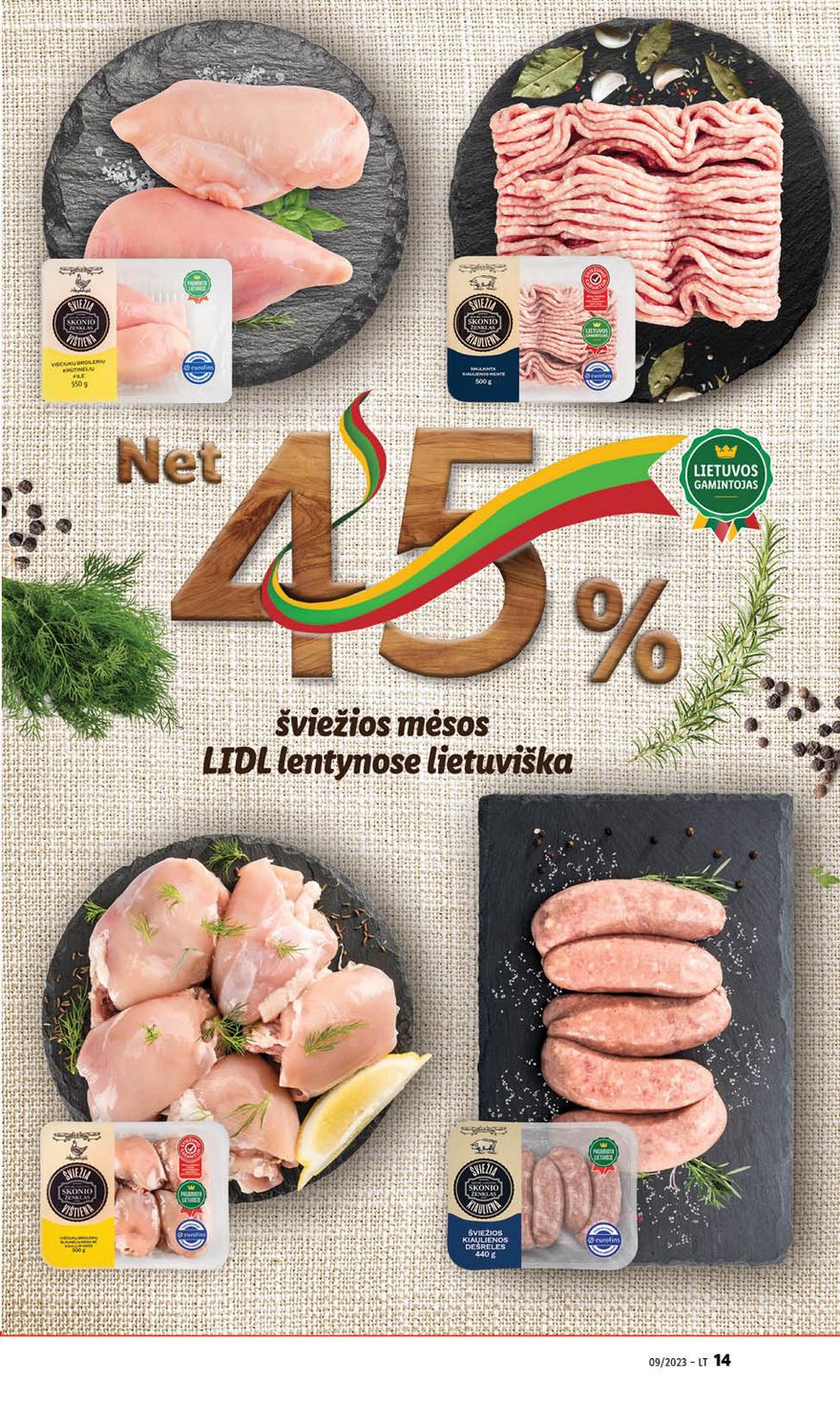 Lidl maisto prekių leidinys akcijos nuo 
  2023-02-27 iki 
  2023-03-05 | Leidinukas.lt puslapis 14