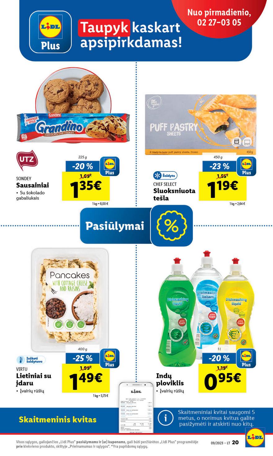 Lidl maisto prekių leidinys akcijos nuo 
  2023-02-27 iki 
  2023-03-05 | Leidinukas.lt puslapis 20