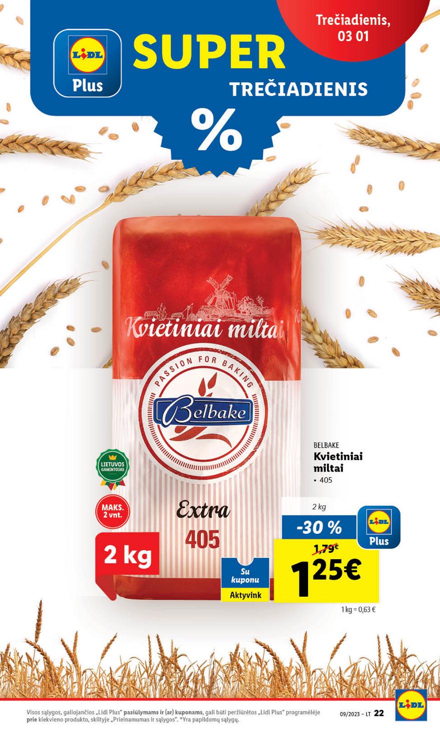 Lidl maisto prekių leidinys akcijos nuo 
  2023-02-27 iki 
  2023-03-05 | Leidinukas.lt puslapis 22