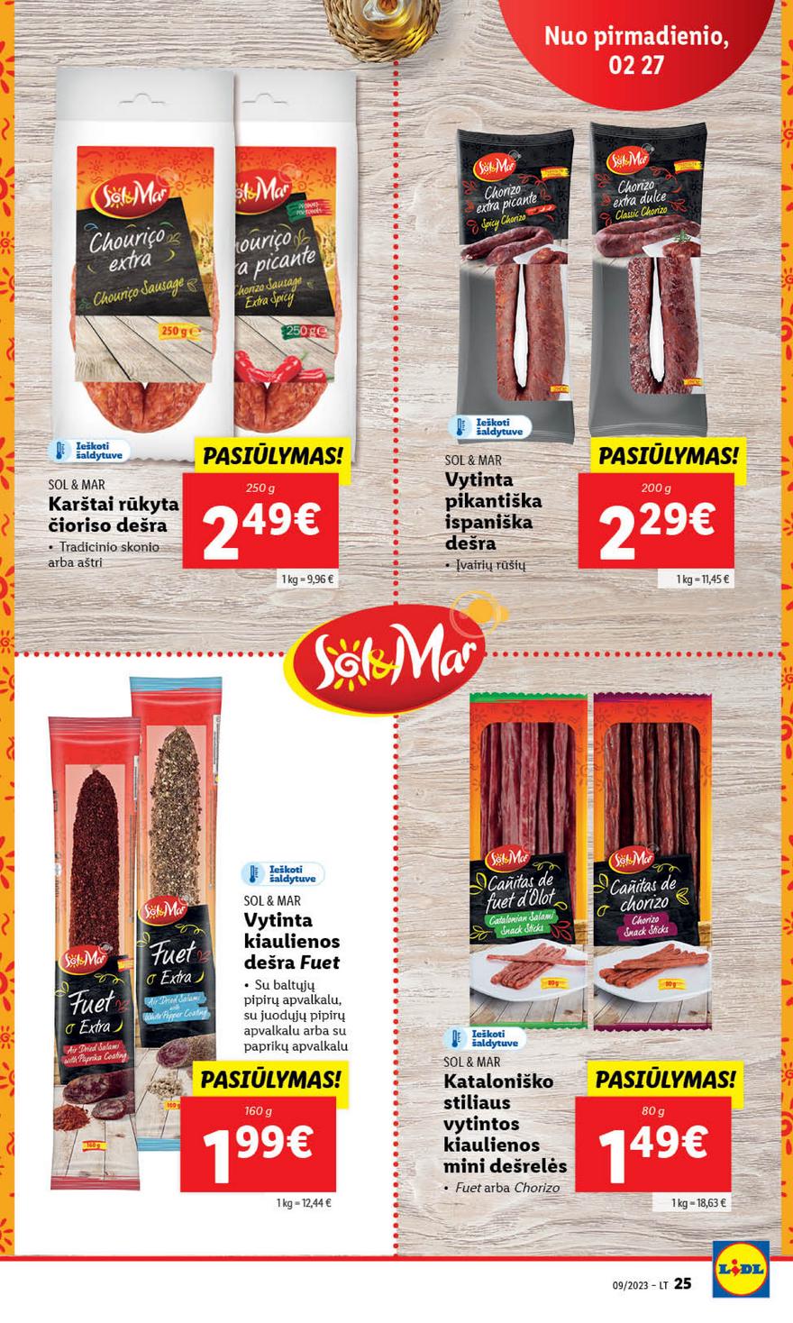 Lidl maisto prekių leidinys akcijos nuo 
  2023-02-27 iki 
  2023-03-05 | Leidinukas.lt puslapis 25