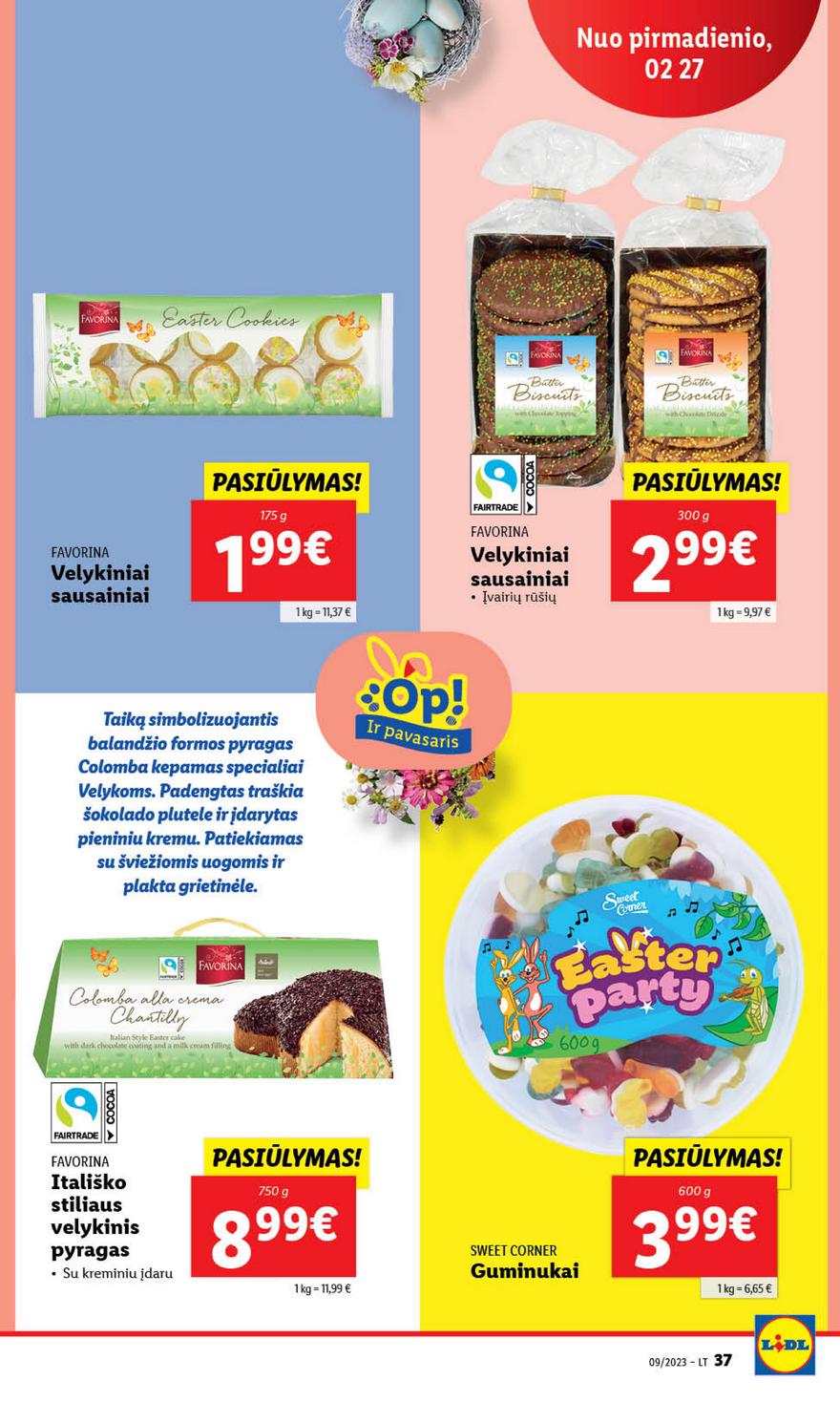 Lidl maisto prekių leidinys akcijos nuo 
  2023-02-27 iki 
  2023-03-05 | Leidinukas.lt puslapis 37