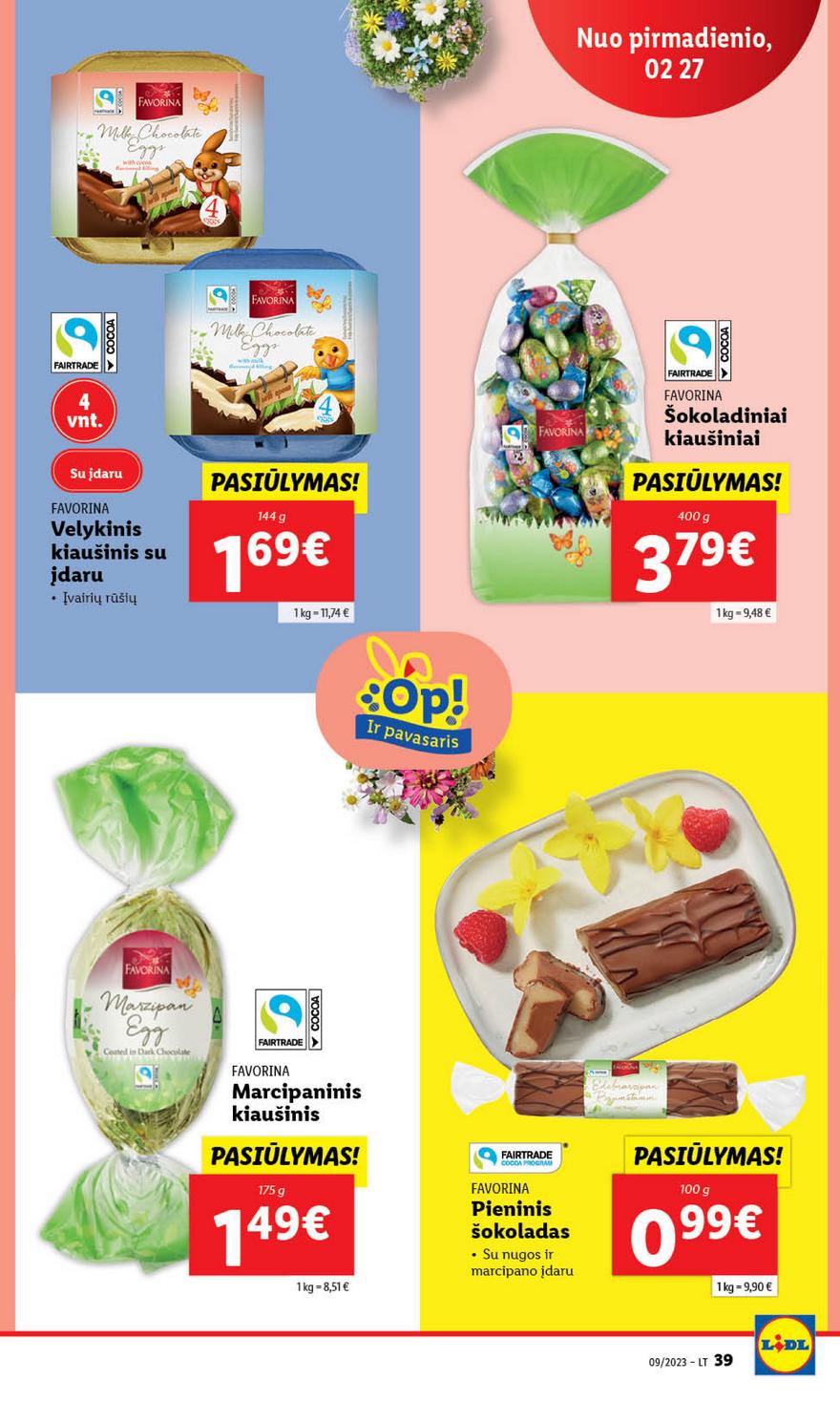 Lidl maisto prekių leidinys akcijos nuo 
  2023-02-27 iki 
  2023-03-05 | Leidinukas.lt puslapis 39