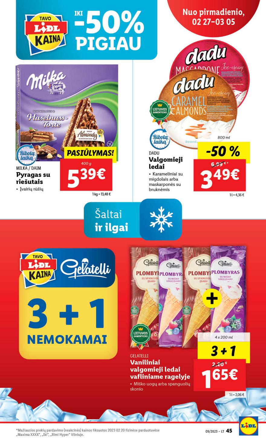 Lidl maisto prekių leidinys akcijos nuo 
  2023-02-27 iki 
  2023-03-05 | Leidinukas.lt puslapis 45