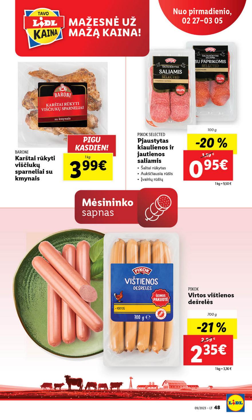 Lidl maisto prekių leidinys akcijos nuo 
  2023-02-27 iki 
  2023-03-05 | Leidinukas.lt puslapis 48