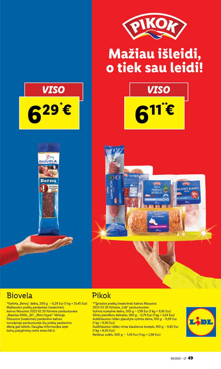 Lidl maisto prekių leidinys akcijos nuo 
  2023-02-27 iki 
  2023-03-05 | Leidinukas.lt puslapis 49