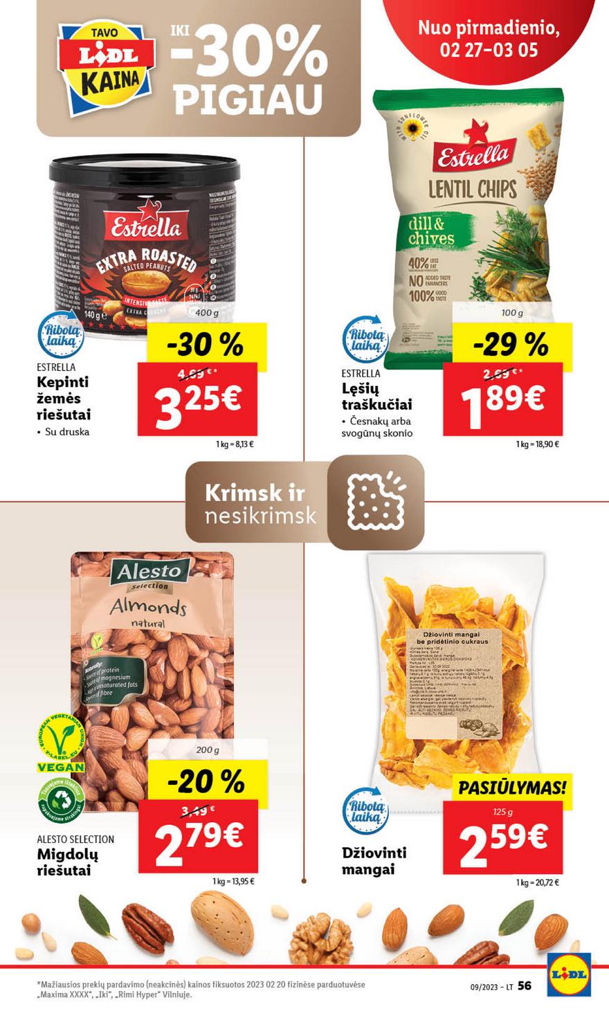 Lidl maisto prekių leidinys akcijos nuo 
  2023-02-27 iki 
  2023-03-05 | Leidinukas.lt puslapis 56