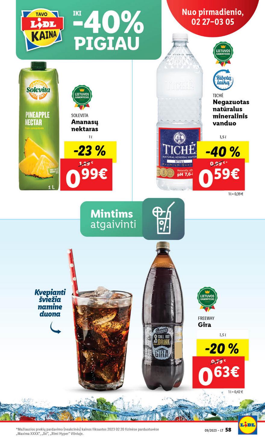 Lidl maisto prekių leidinys akcijos nuo 
  2023-02-27 iki 
  2023-03-05 | Leidinukas.lt puslapis 58