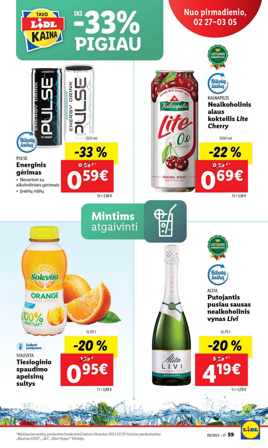 Lidl maisto prekių leidinys akcijos nuo 
  2023-02-27 iki 
  2023-03-05 | Leidinukas.lt puslapis 59