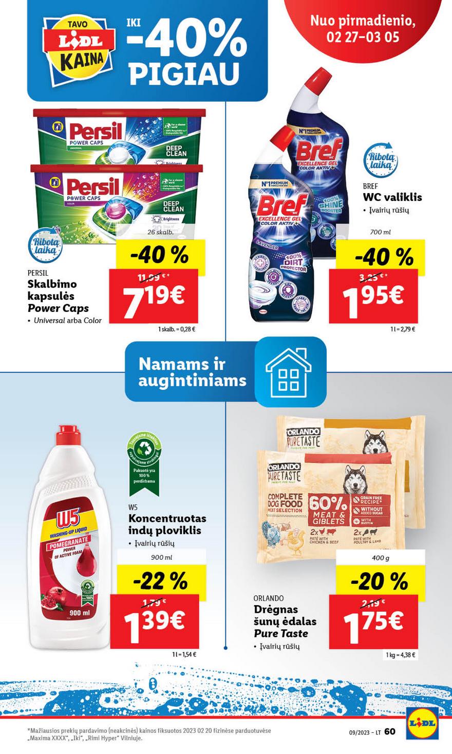 Lidl maisto prekių leidinys akcijos nuo 
  2023-02-27 iki 
  2023-03-05 | Leidinukas.lt puslapis 60