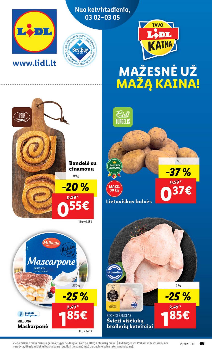 Lidl maisto prekių leidinys akcijos nuo 
  2023-02-27 iki 
  2023-03-05 | Leidinukas.lt puslapis 66