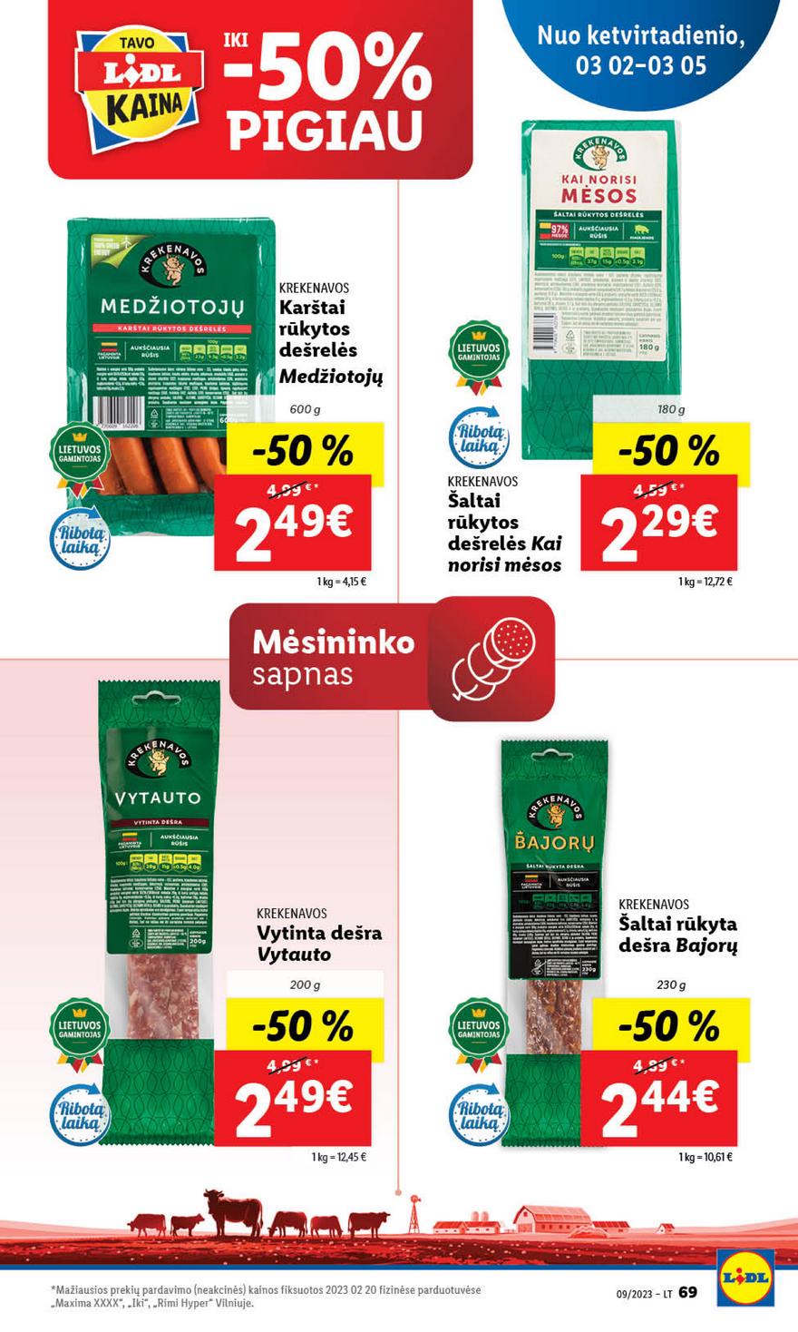 Lidl maisto prekių leidinys akcijos nuo 
  2023-02-27 iki 
  2023-03-05 | Leidinukas.lt puslapis 69