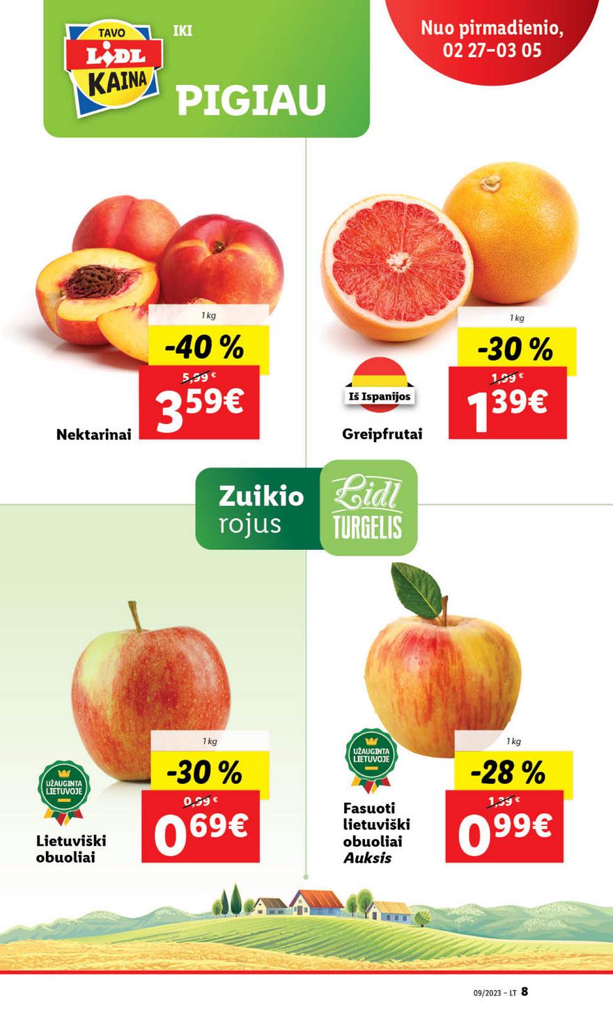 Lidl maisto prekių leidinys akcijos nuo 
  2023-02-27 iki 
  2023-03-05 | Leidinukas.lt puslapis 8