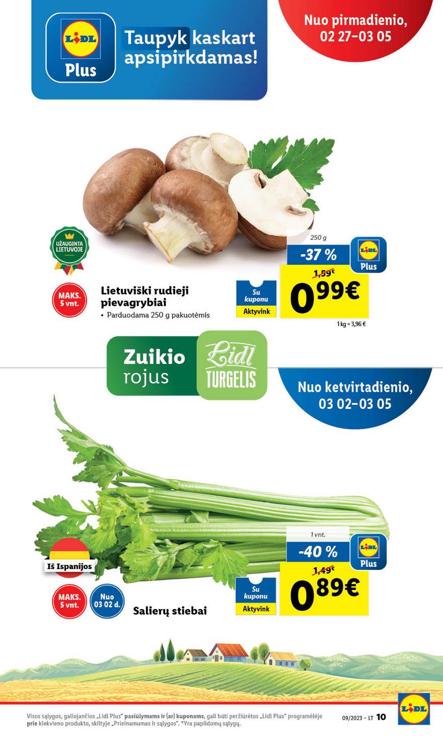 Lidl maisto prekių leidinys akcijos nuo 
  2023-02-27 iki 
  2023-03-05 | Leidinukas.lt puslapis 10