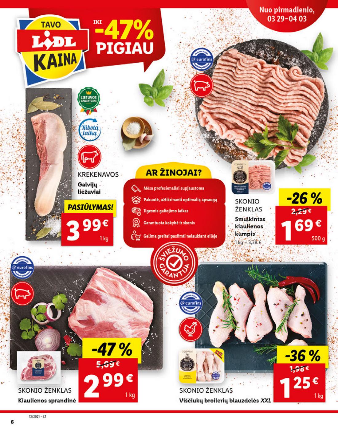 Lidl maisto prekių pasiūlymai akcijos nuo 
  2021-03-29 iki 
  2021-04-03 | Leidinukas.lt puslapis 6