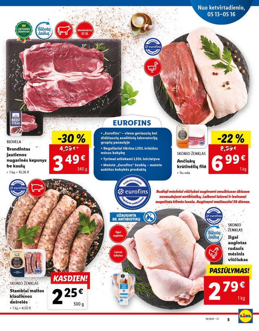 Lidl maisto prekių pasiūlymai akcijos nuo 
  2021-05-10 iki 
  2021-05-16 | Leidinukas.lt puslapis 5