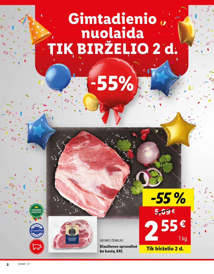 Lidl maisto prekių pasiūlymai akcijos nuo 
  2021-05-31 iki 
  2021-06-06 | Leidinukas.lt puslapis 2