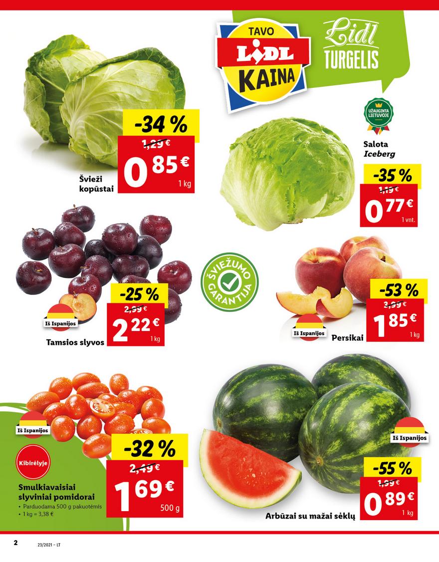 Lidl maisto prekių pasiūlymai akcijos nuo 
  2021-06-07 iki 
  2021-06-13 | Leidinukas.lt puslapis 2