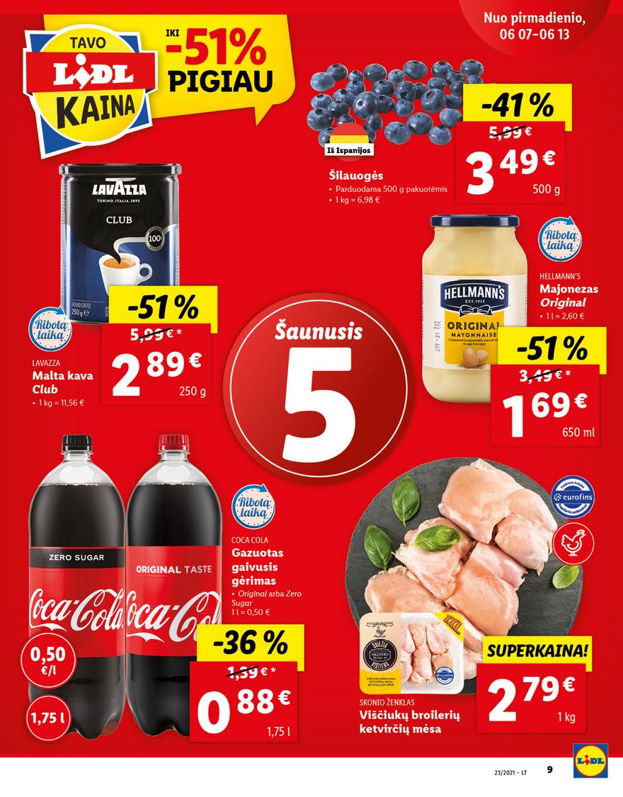 Lidl maisto prekių pasiūlymai akcijos nuo 
  2021-06-07 iki 
  2021-06-13 | Leidinukas.lt puslapis 9