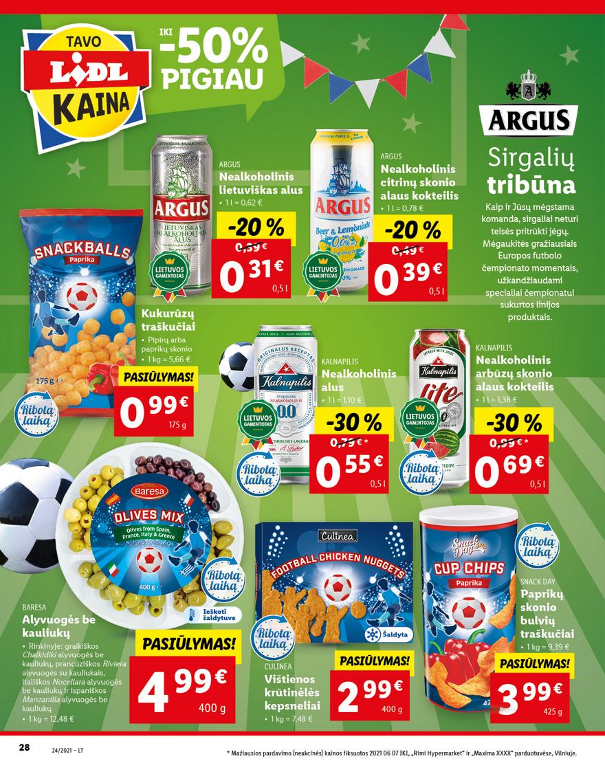 Lidl maisto prekių pasiūlymai akcijos nuo 
  2021-06-14 iki 
  2021-06-20 | Leidinukas.lt puslapis 28