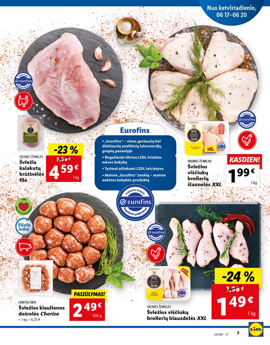 Lidl maisto prekių pasiūlymai akcijos nuo 
  2021-06-14 iki 
  2021-06-20 | Leidinukas.lt puslapis 7