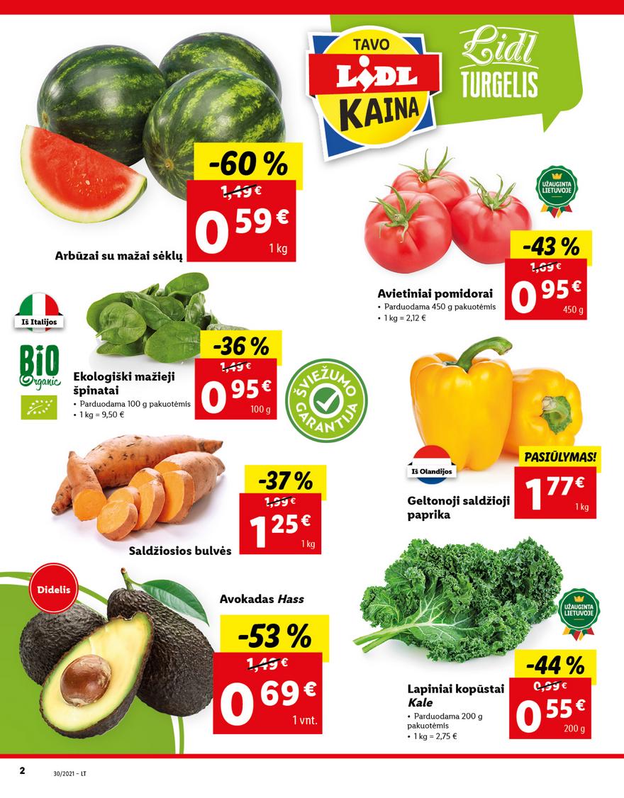 Lidl maisto prekių pasiūlymai akcijos nuo 
  2021-07-26 iki 
  2021-08-01 | Leidinukas.lt puslapis 2