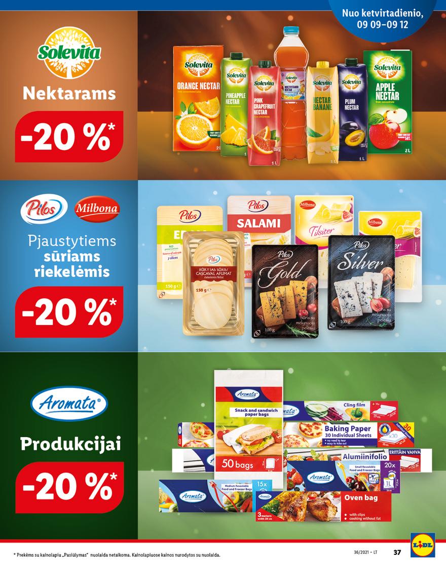 Lidl maisto prekių pasiūlymai akcijos nuo 
  2021-09-06 iki 
  2021-09-12 | Leidinukas.lt puslapis 37