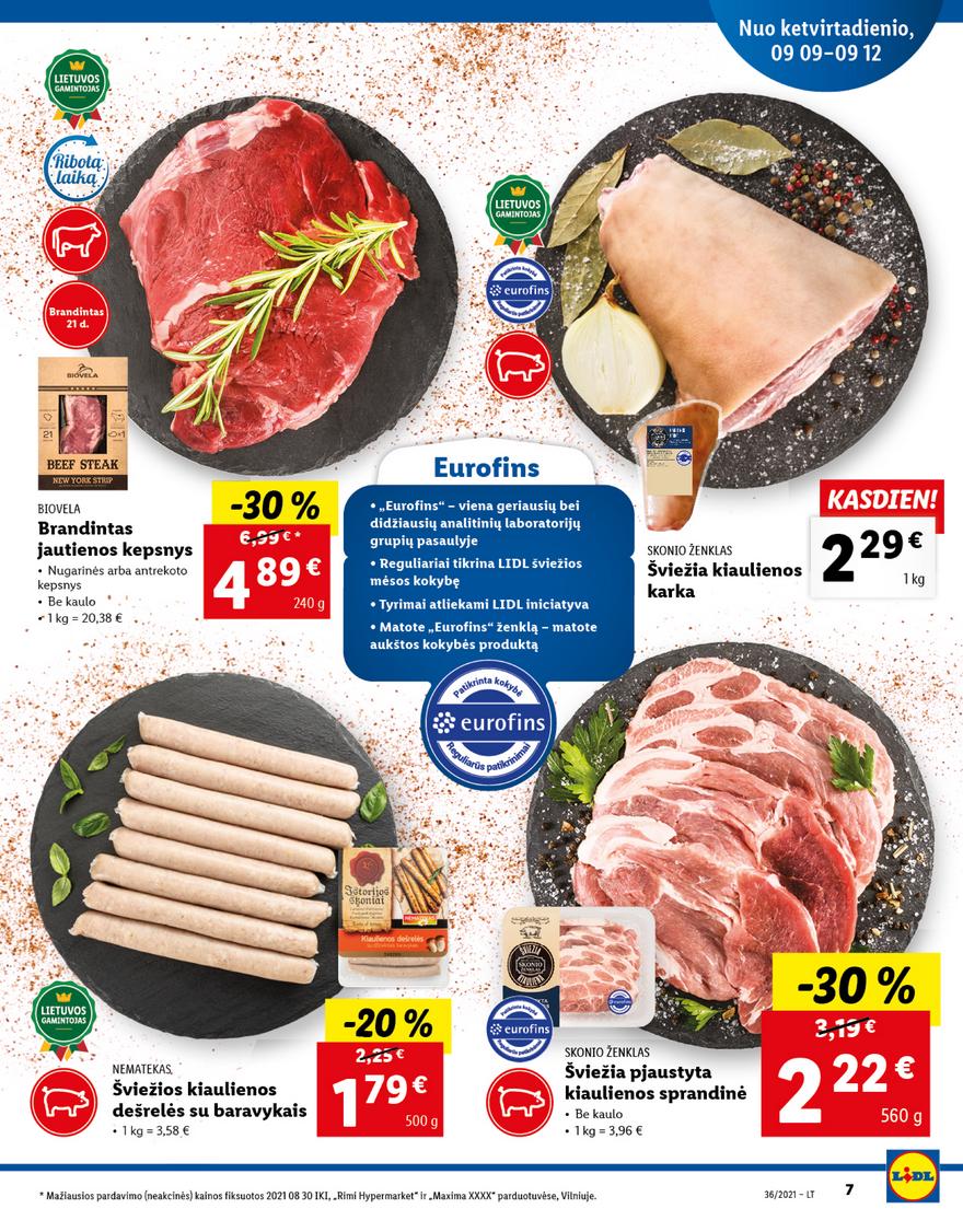 Lidl maisto prekių pasiūlymai akcijos nuo 
  2021-09-06 iki 
  2021-09-12 | Leidinukas.lt puslapis 7