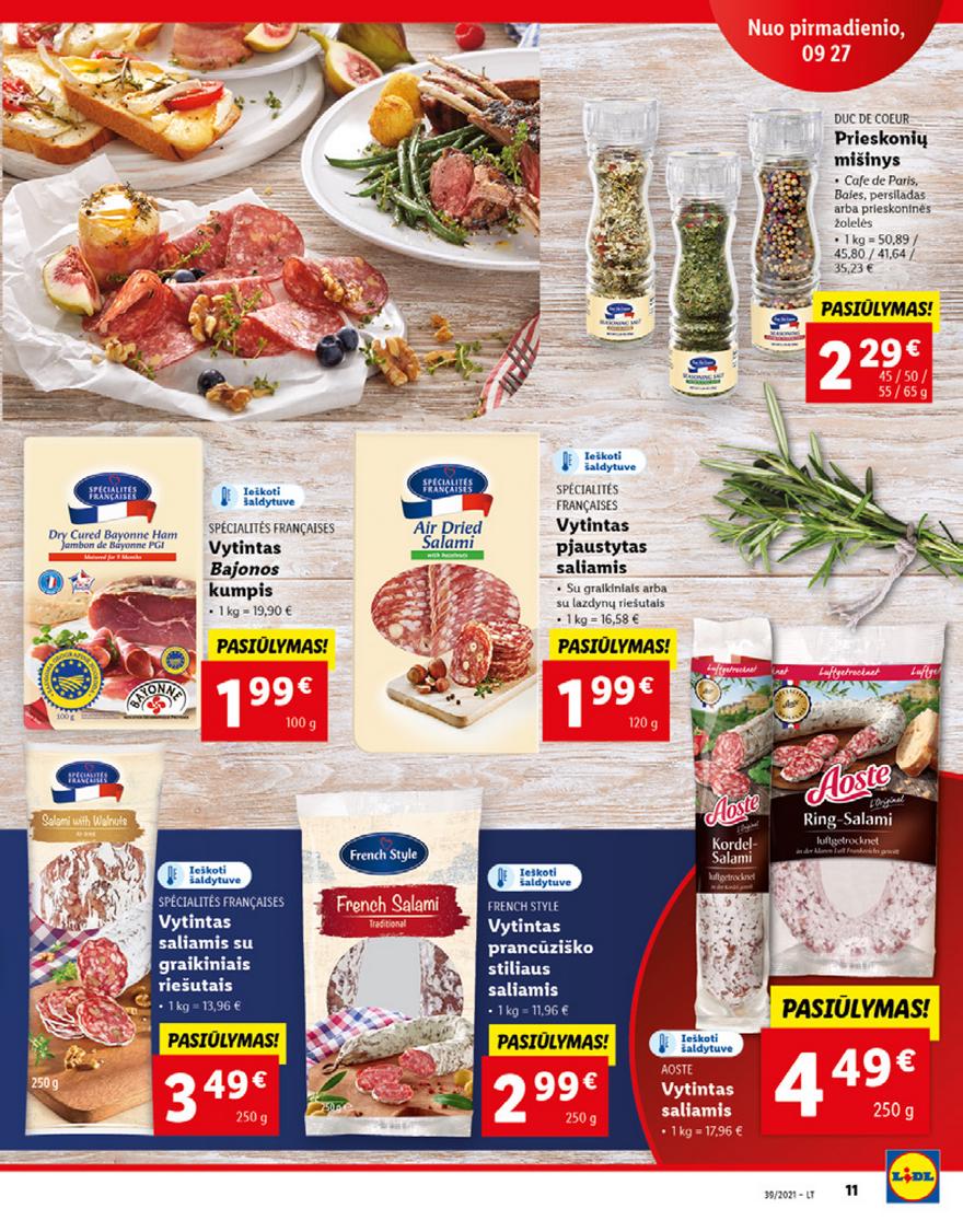 Lidl maisto prekių pasiūlymai akcijos nuo 
  2021-09-27 iki 
  2021-10-03 | Leidinukas.lt puslapis 11